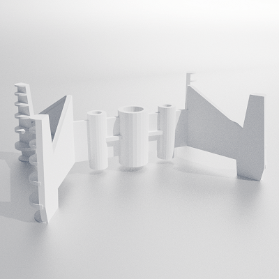 Alien Tail Fin&nbsp;(White)