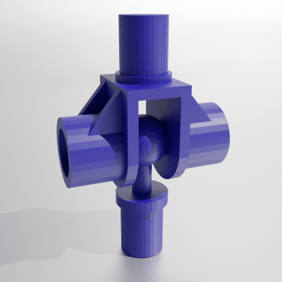 Ball & Socket Connector&nbsp;(Blue)