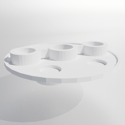 Circular Platform (White)